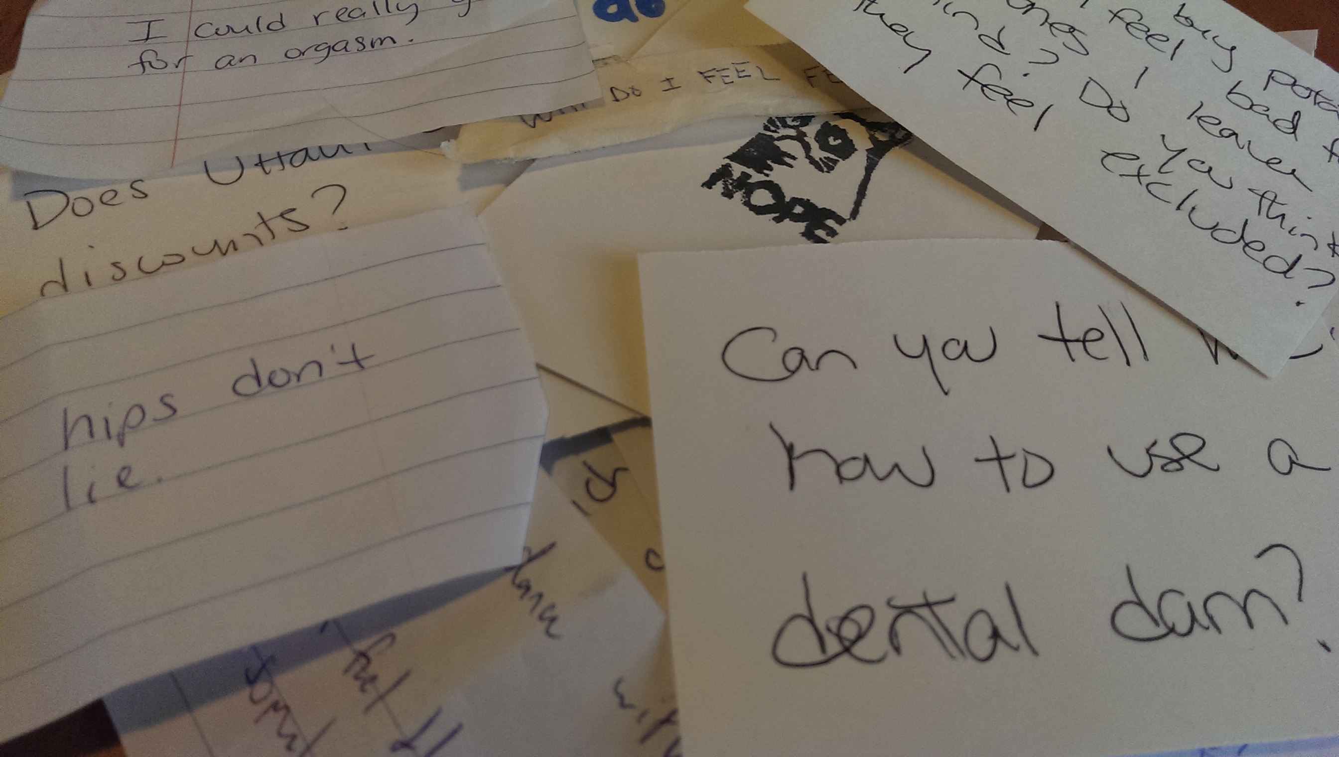 Listling Without Commentary: Notes Left In My Cabin’s Comments/Questions/Concerns Box