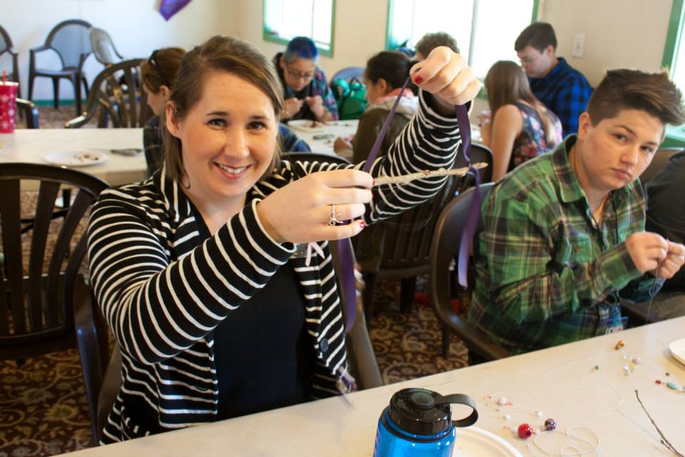 mooncatcher making (photo by bree)