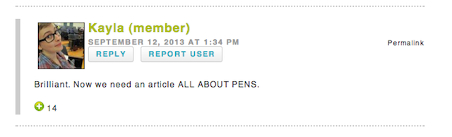 Far be it from me to ignore such a request as this one.