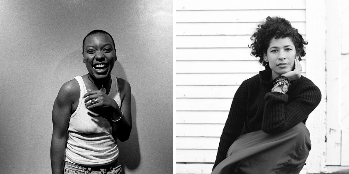 CHICAGO - FEBRUARY 1994: Singer Meshell Ndegeocello poses for photos backstage after her performance at the Park West Theater in Chicago, Illinois in February 1994. (Photo By Raymond Boyd/Getty Images) // Author photo of Rebecca Walker