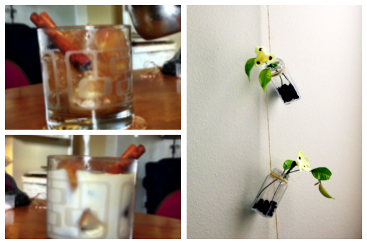 DIYke: Hanging Flower Vase and Iced Chai Latte