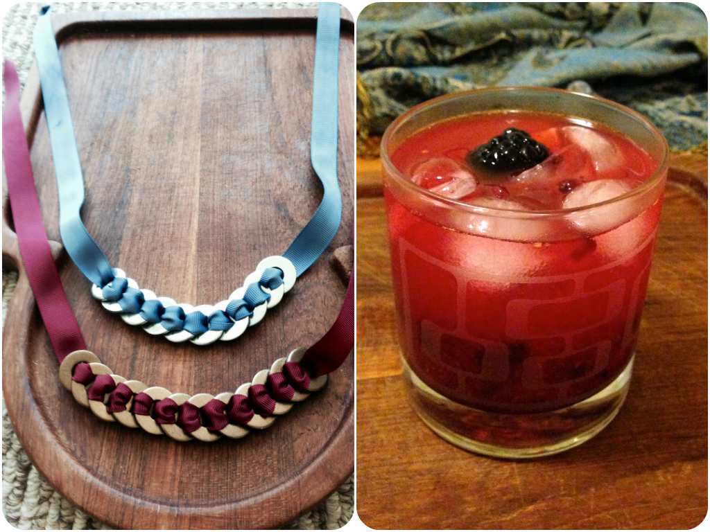 DIYke Club: Washer Necklaces and Blackberry Margaritas