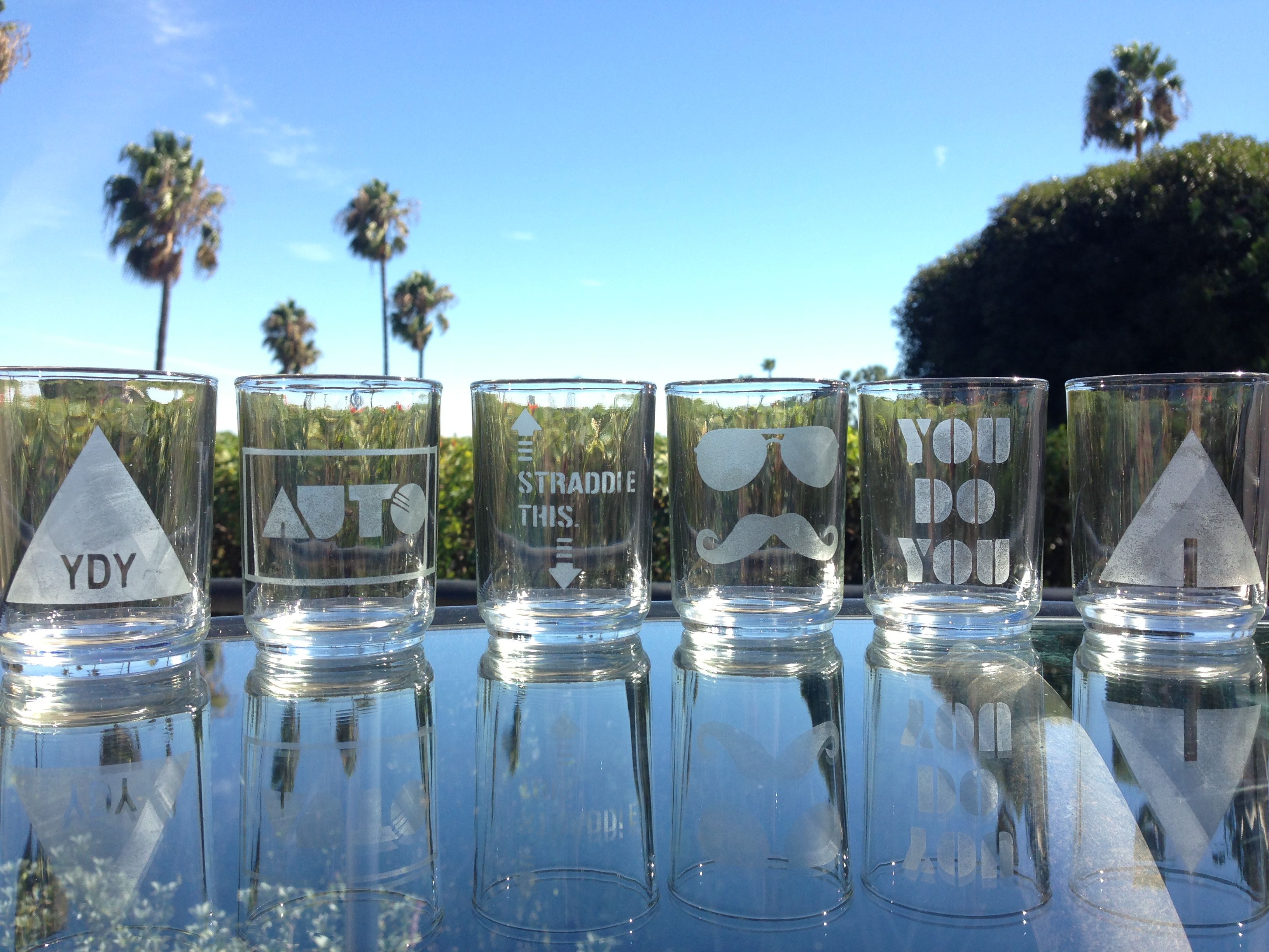 DIYke Club: Etched Glass Tumblers and Whiskey Neat