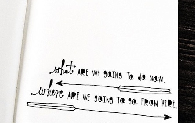 Whatever we are going to do, we are clearly going to do it with really nice handwriting. (via The Notebook Doodles