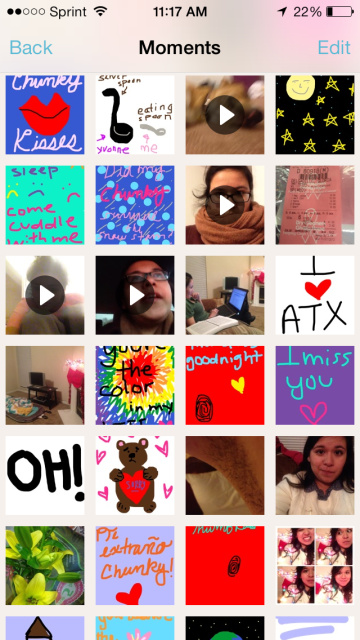 A snapshot of what our “moments