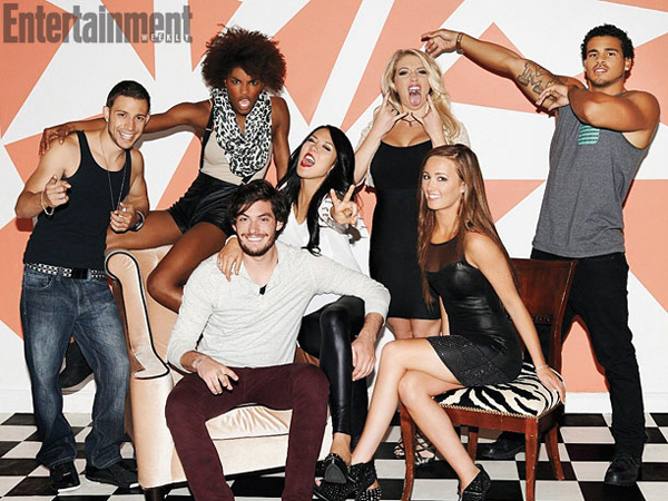 Ari Fitz and her castmates from The Real World