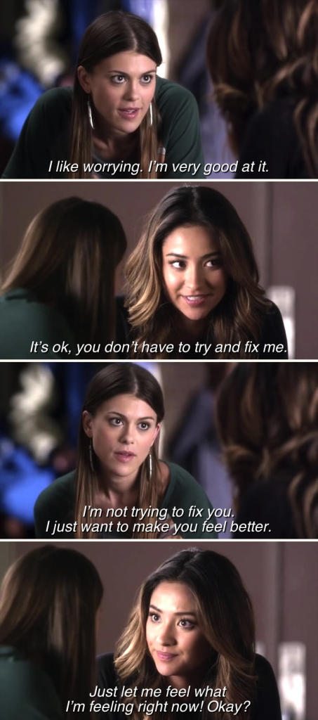 She is so trying to fix her