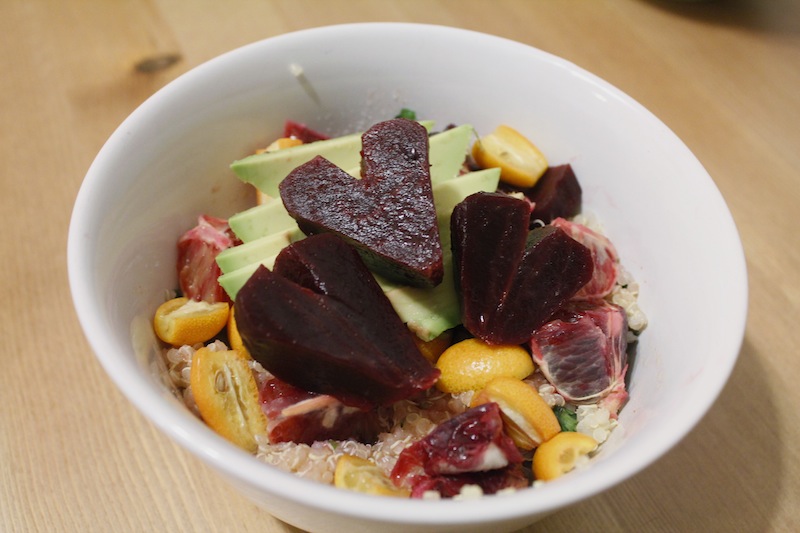 Get Baked: Beet-ing Hearts & Citrus Quinoa Salad for Your Most Colorful Valentine’s Day Ever