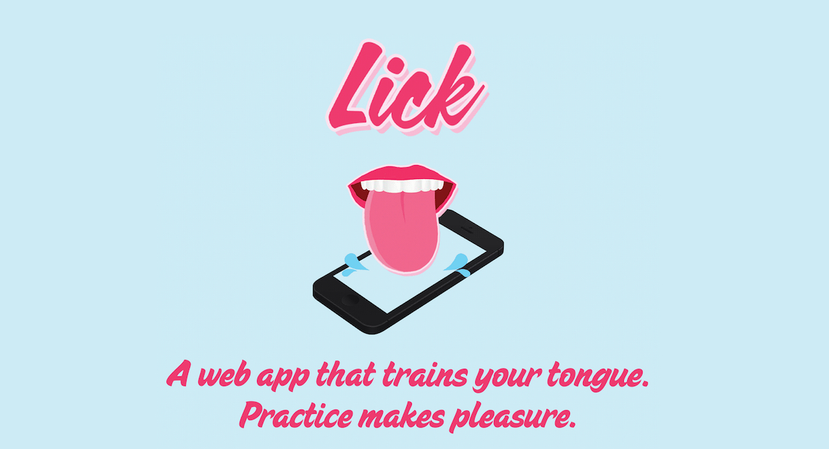 Lick This App: Exactly What It Says On The Box