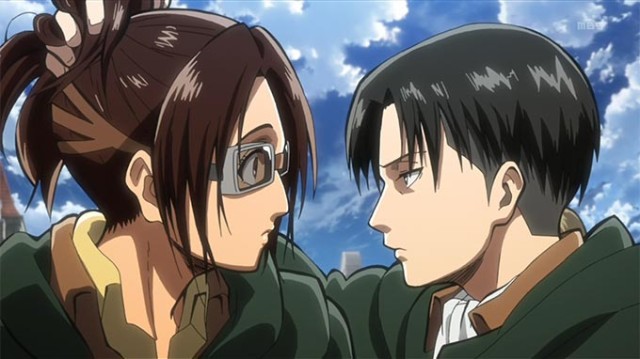 Hange Zoe and Levi