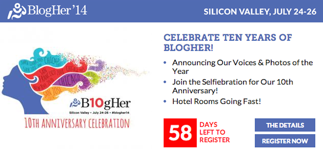 Come See Me At BlogHer Talking About How To Take Over The Internet