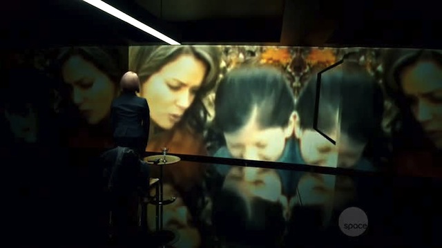 This is a creepy scene and all, but I'm mad jealous of that wall screen.