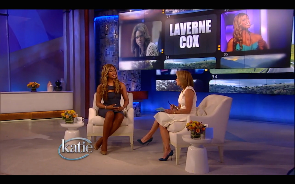Laverne Cox Returns to “Katie”, Shows How to Do a “Teachable Moment” Right