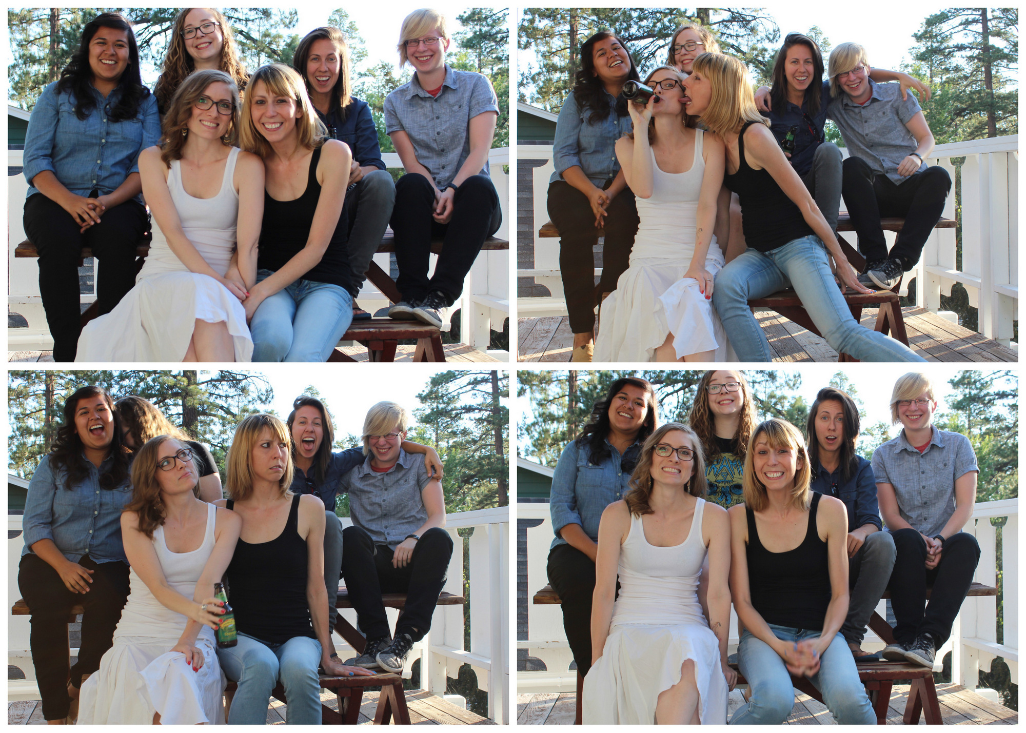 Four pictures of the A+ Team