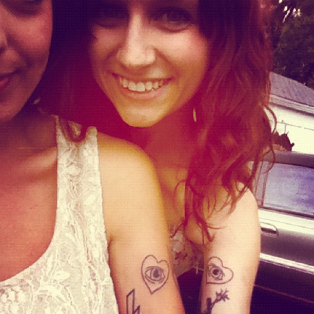 Yes, we have matching tattoos