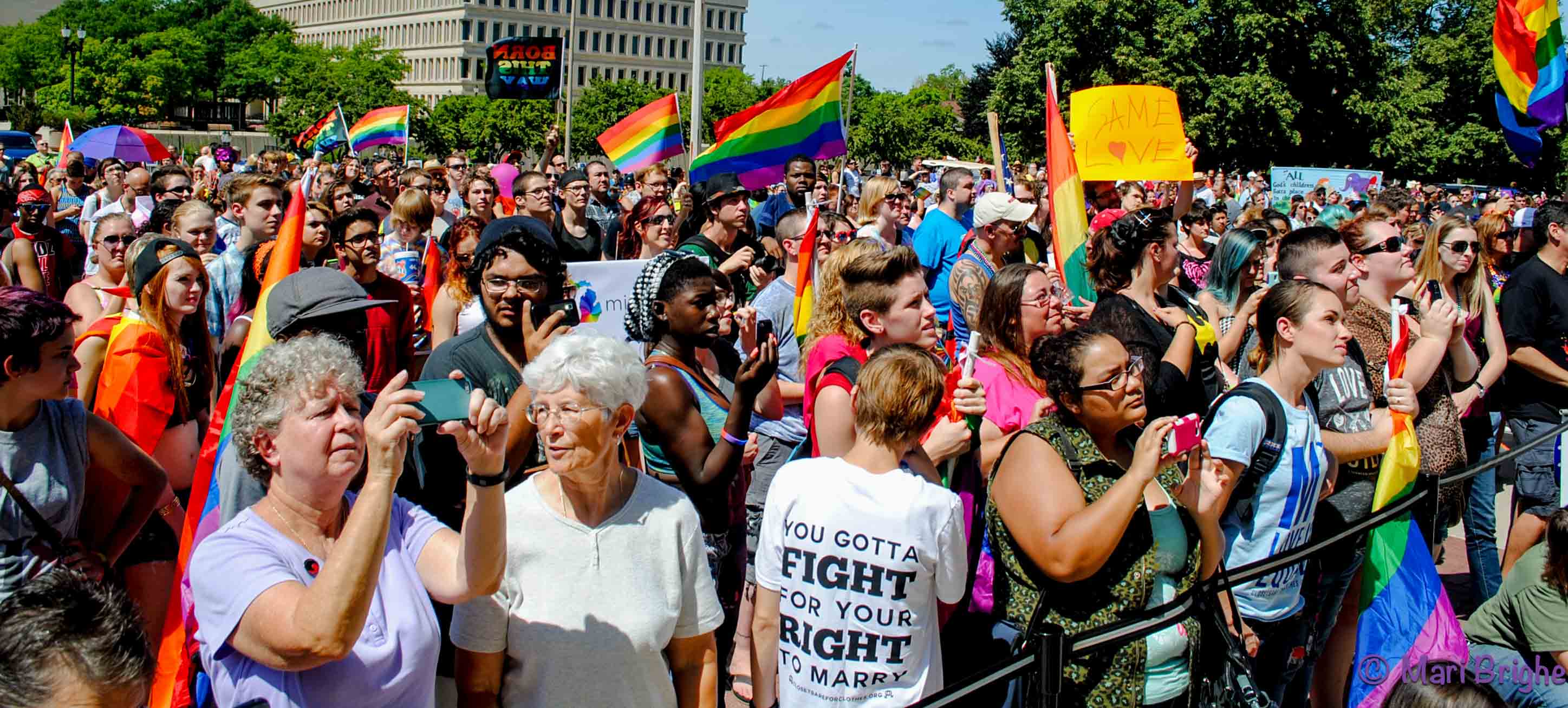PHOTOS: History Made at Michigan Pride, Mark Schauer Shows Support at Rally