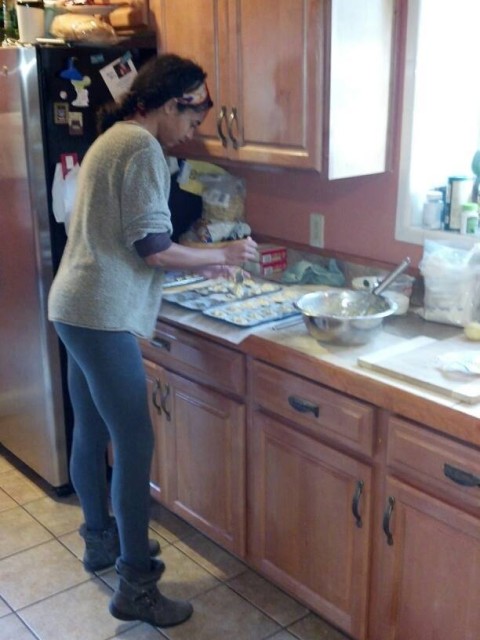 You don't even need to wear real pants for baking! 