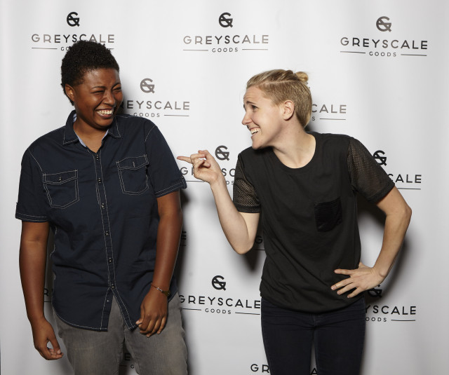Brittani Nichols and Hannah Hart. Photo via Alexis Bonin