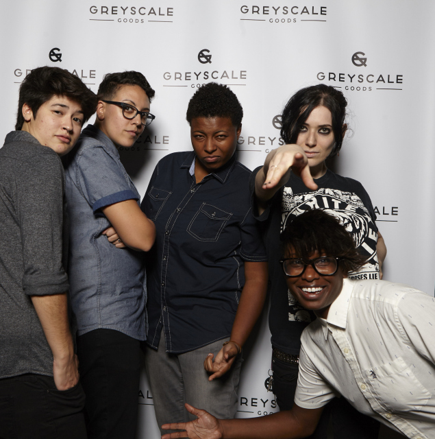 Everyone you've ever cared about at the Greyscale Goods launch party