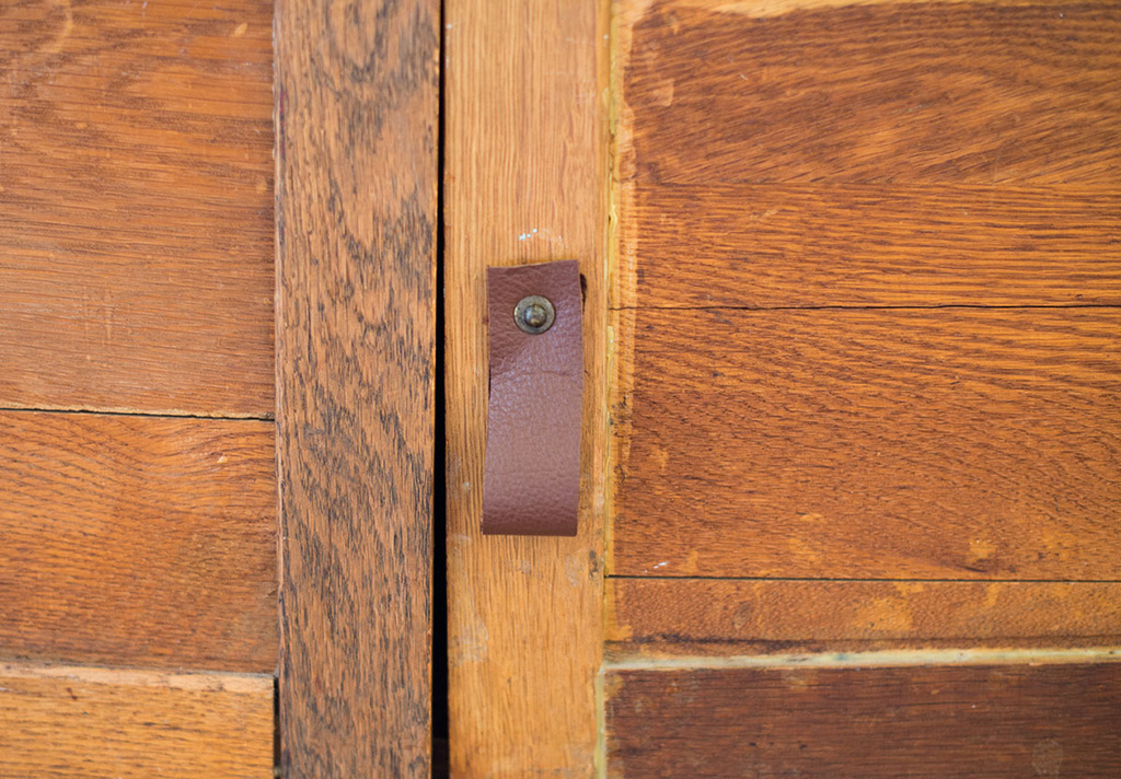 Make A Thing: Leather Strap Drawer Pull
