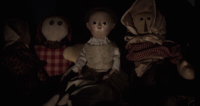 Mary basically built a spooky, blood-soaked version of a nanny cam.