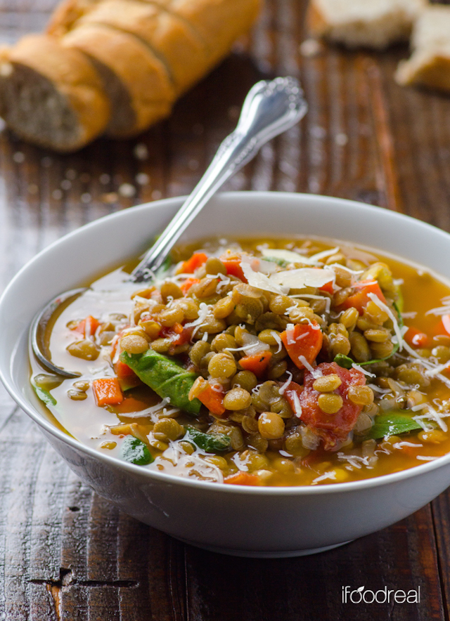 Spinach Lentil Soup