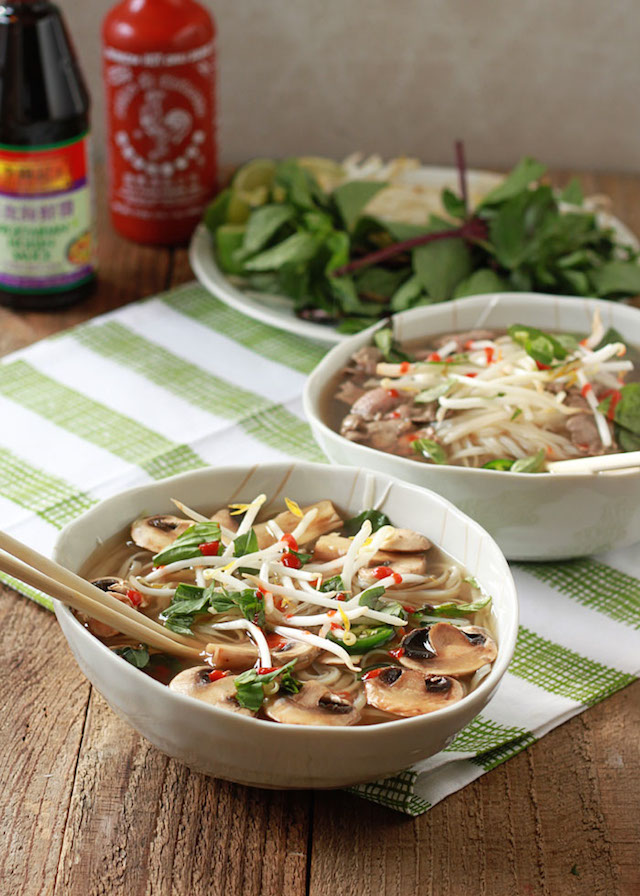Vegetarian Pho (with Optional Beef)
