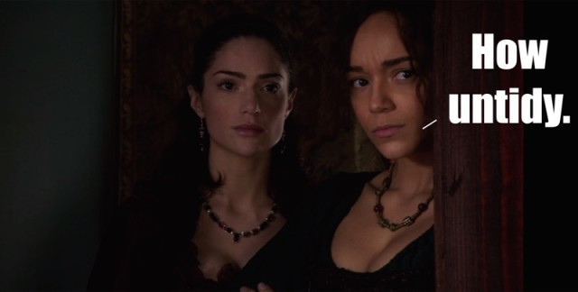 Tituba's not impressed with their new guest.