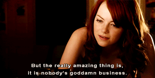 Seriously, don't ask about my sex life! (image via tumblr)