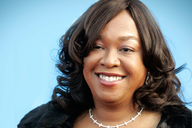 Producer and writer Shonda Rhimes, creator of the "Grey's Anatomy" television series arrives at 39th Annual NAACP Image Awards in Los Angeles