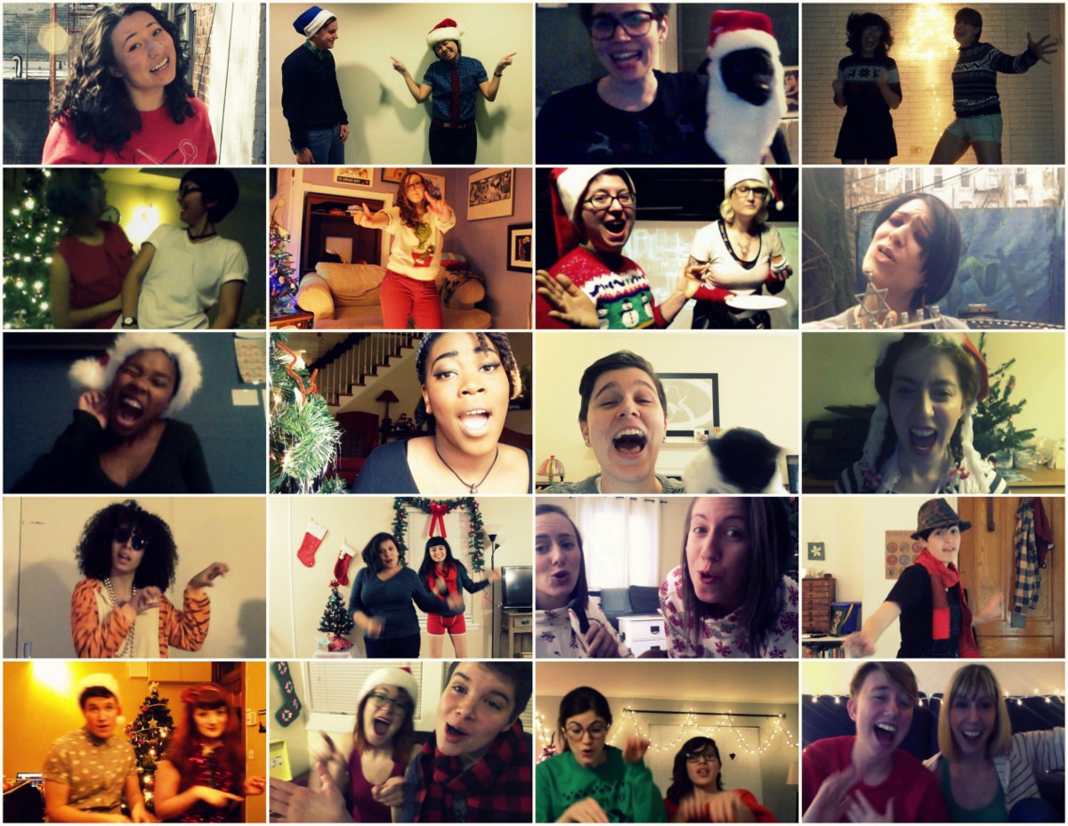 Stills from "All I Want For Christmas Is You"