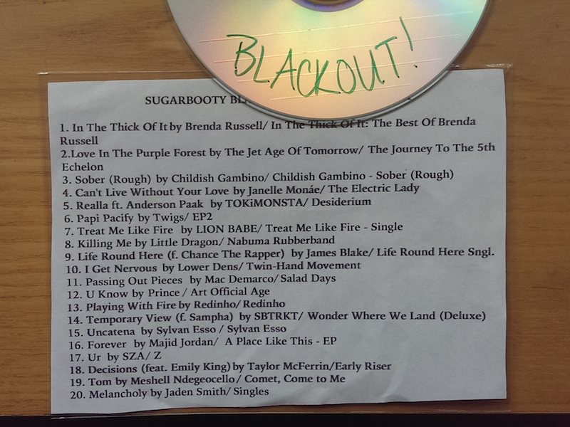 Playlist: Sugarbooty Blackout Mix