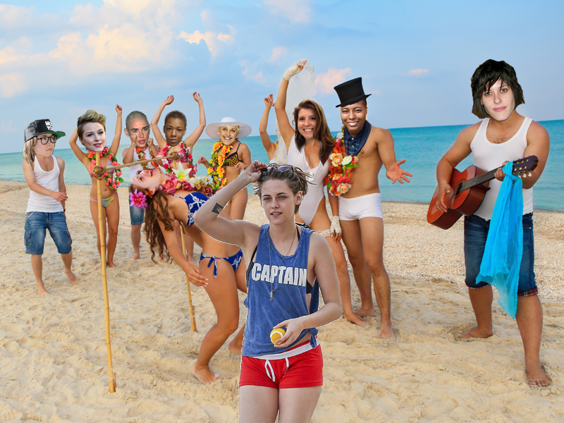 EXCUSE ME: Kristen Stewart Has Maybe-Romantic Times On The Beach With Her Maybe-Girlfriend