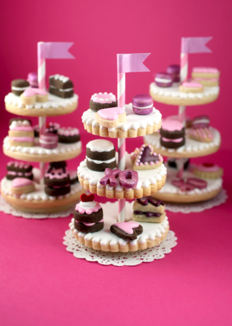 play food tiny cookie cake stands
