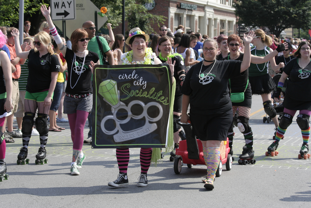 Indianapolis Gay Pride Parade, June 2014 (photograph by Chris T Pehlivan)