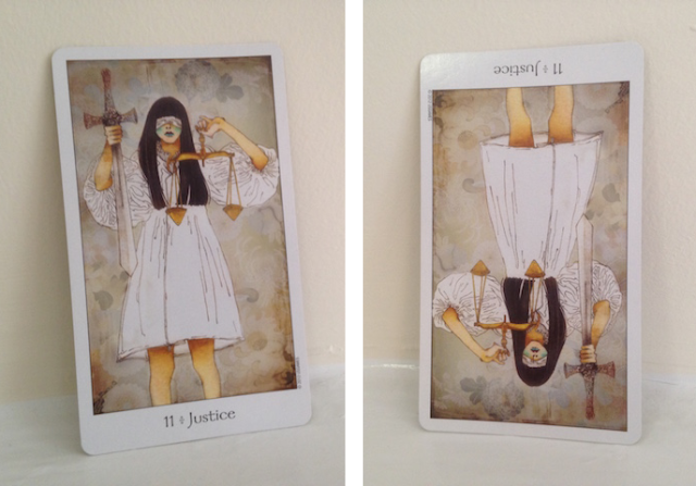 Justice-upright-reversed