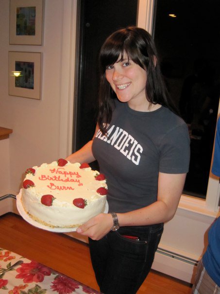 Lizz and her shiny hair, circa college