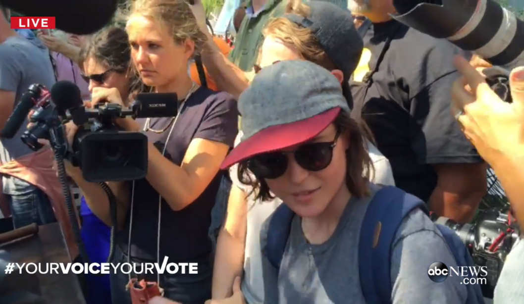 Ellen Page Surprises Noted Meat-Griller Ted Cruz With Gay Rights Debate at Iowa State Fair