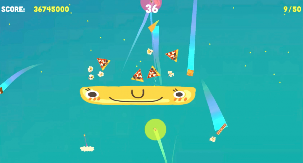 This bit had us screaming "HIGH FIVE ALL THE PIZZAS! HIGH FIVE ALL THE PIZZAS!" at each other, so.