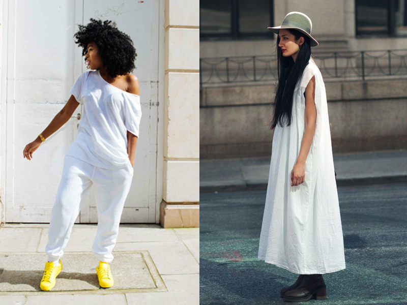 10 All-White Monochromatic Looks To Snag Before (and After) Labour Day!