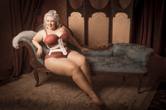 Nicole Simone by Chris Gaede via the lingerie addict