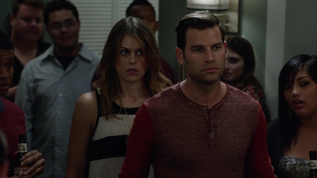 Don't blow my cover I didn't want to tell him about Emily so I told him I slept with you instead just play it cool