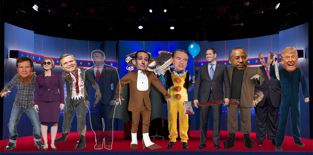 The Top 10 Republican Candidates as Horror Villains Based on Their Performance Thus Far
