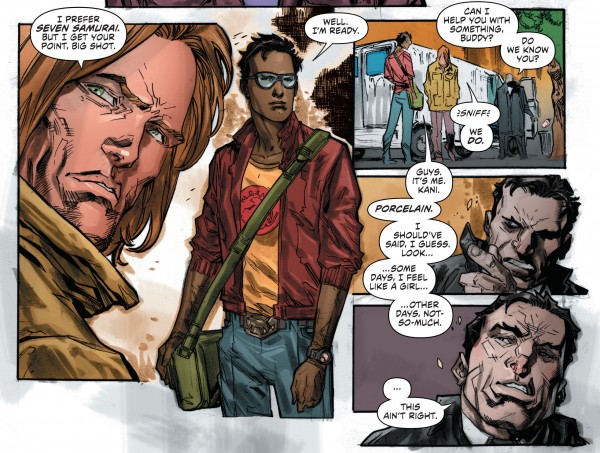 From Secret Six #4 with art by Ken Lashley and Tom Derenick.