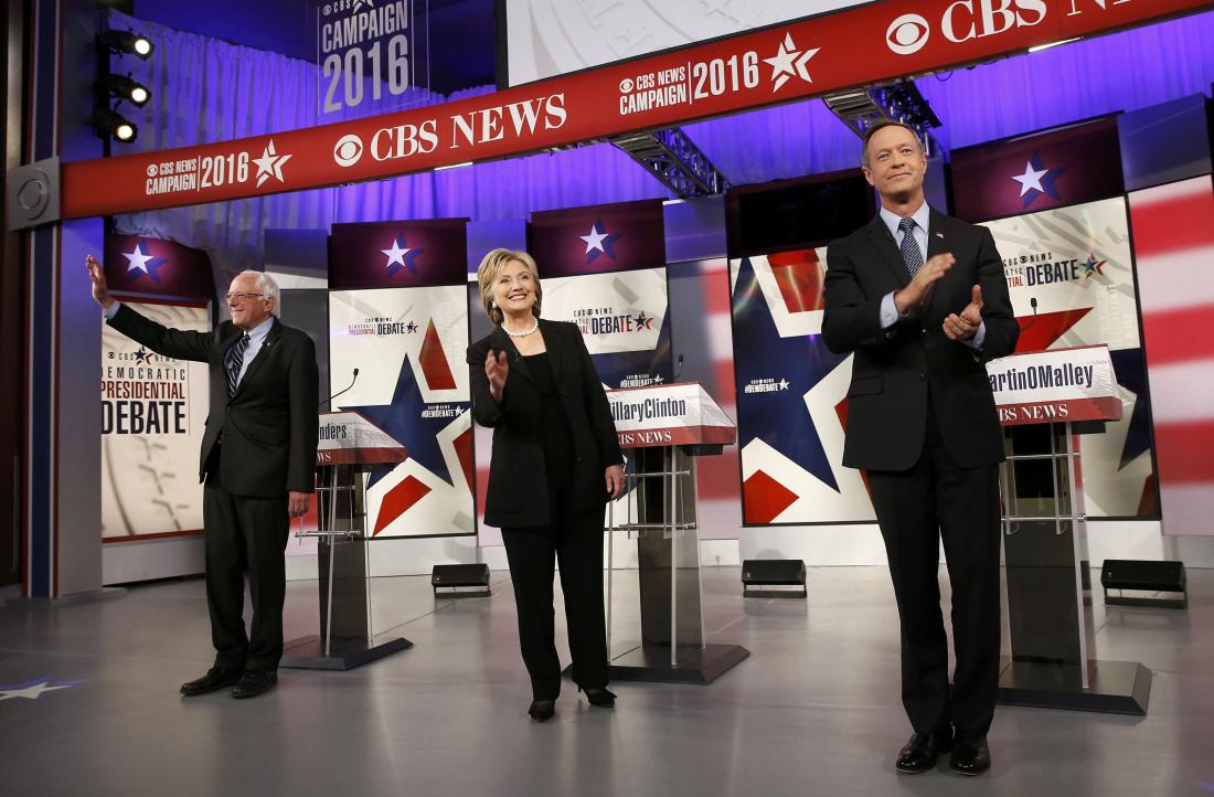 Clinton, Sanders and O’Malley Debate ISIS, Wall Street, Number of Twitter Followers