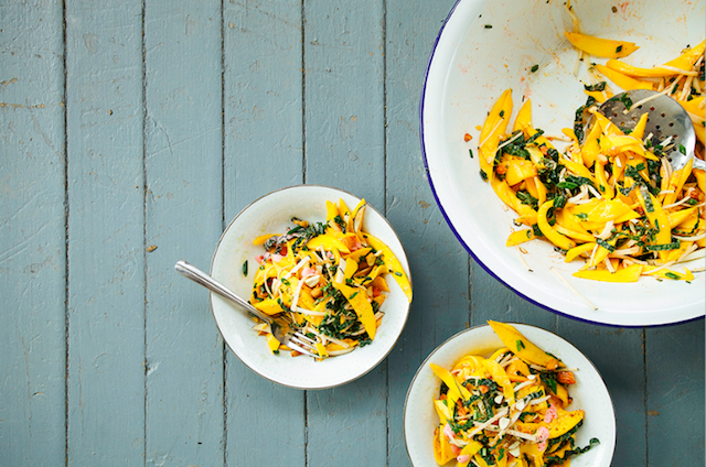mango-salad-ginger-dressing
