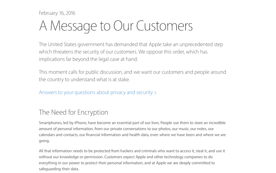 Breaking Down the Apple iOS Back Door Fight