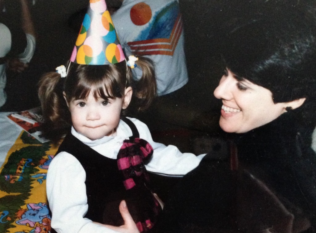 Stef celebrating Autostraddle's 7th birthday