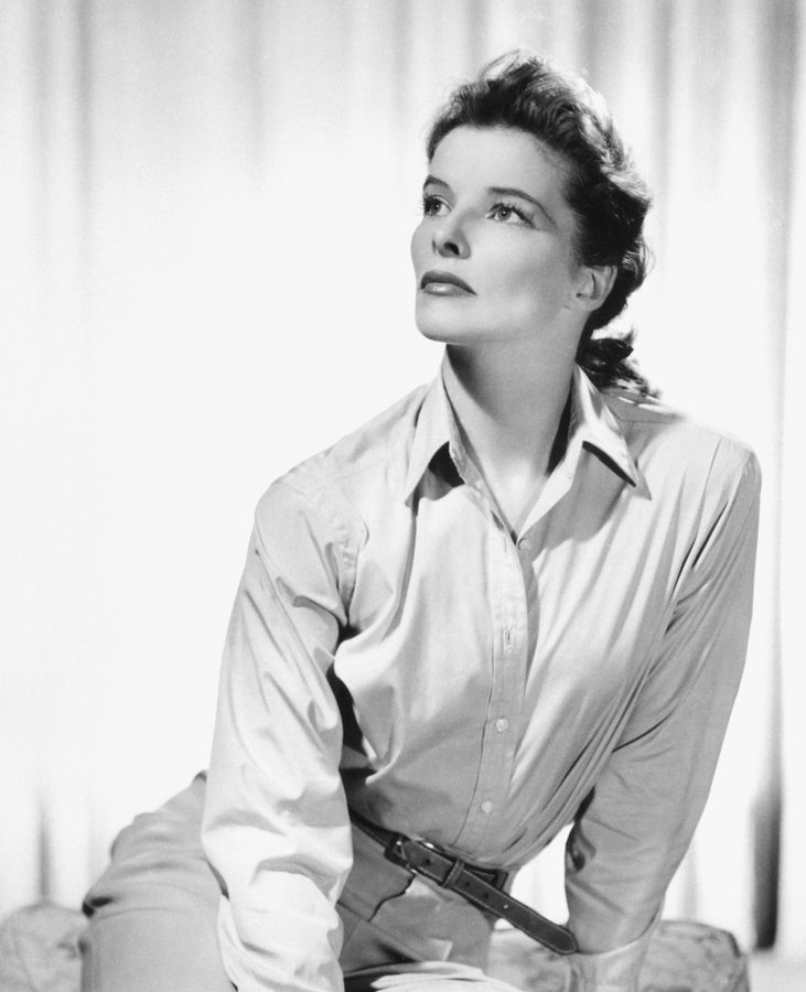 American actress Katharine Hepburn