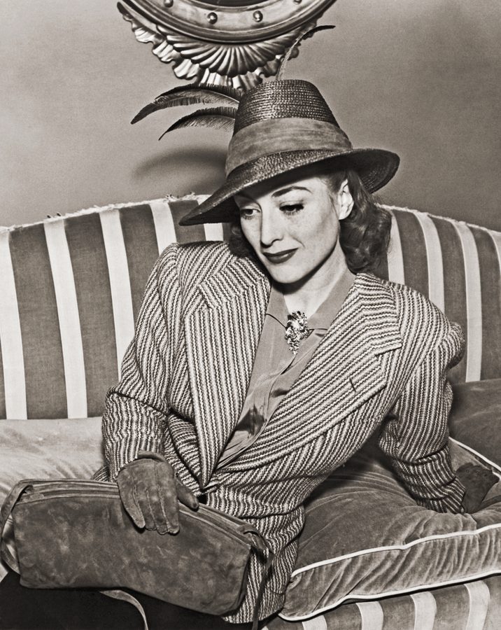 joan crawford in a blazer